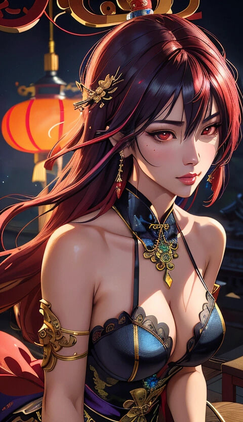chinese temple (Ai models) #9