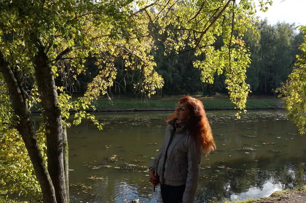 Autumn light on redhair #13