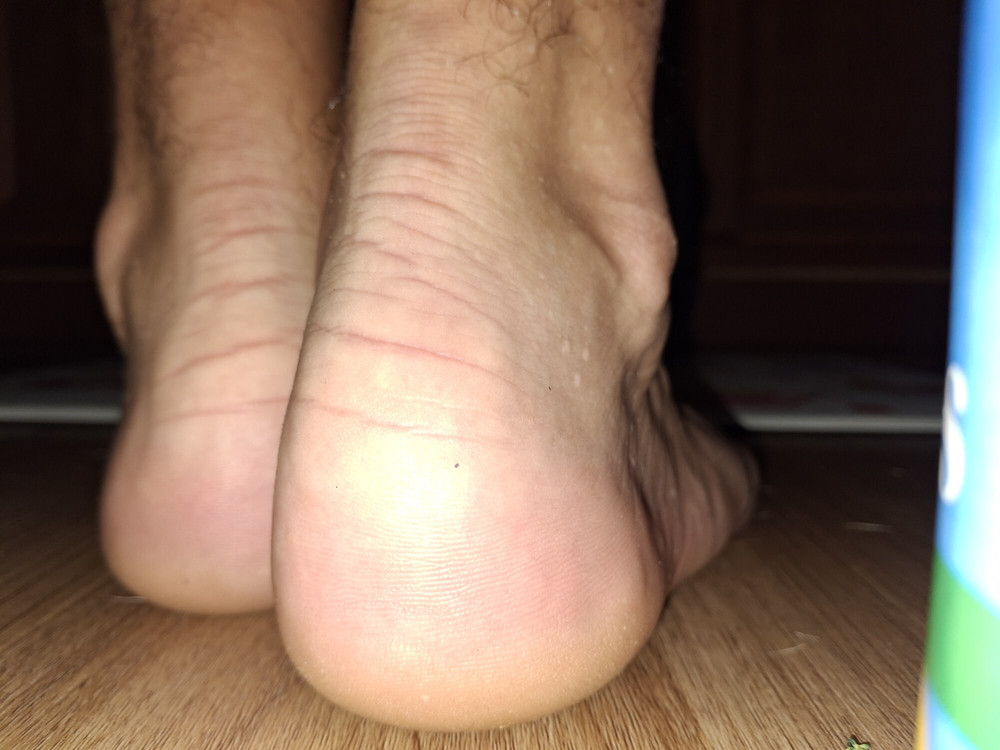 Floor view of my feet  #8