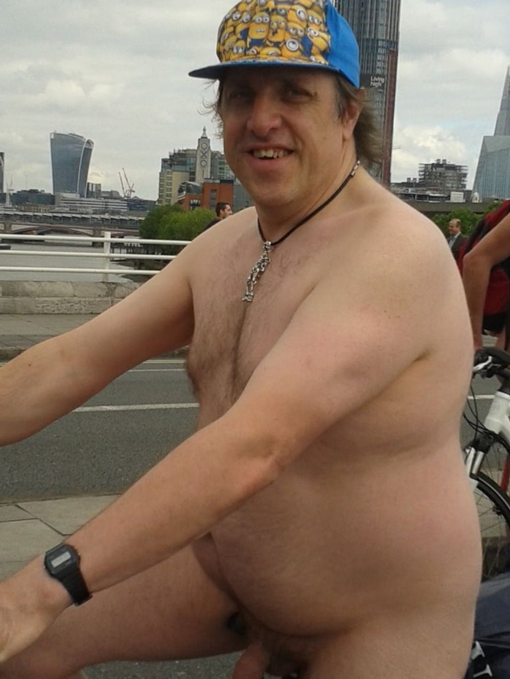 Naked bike ride