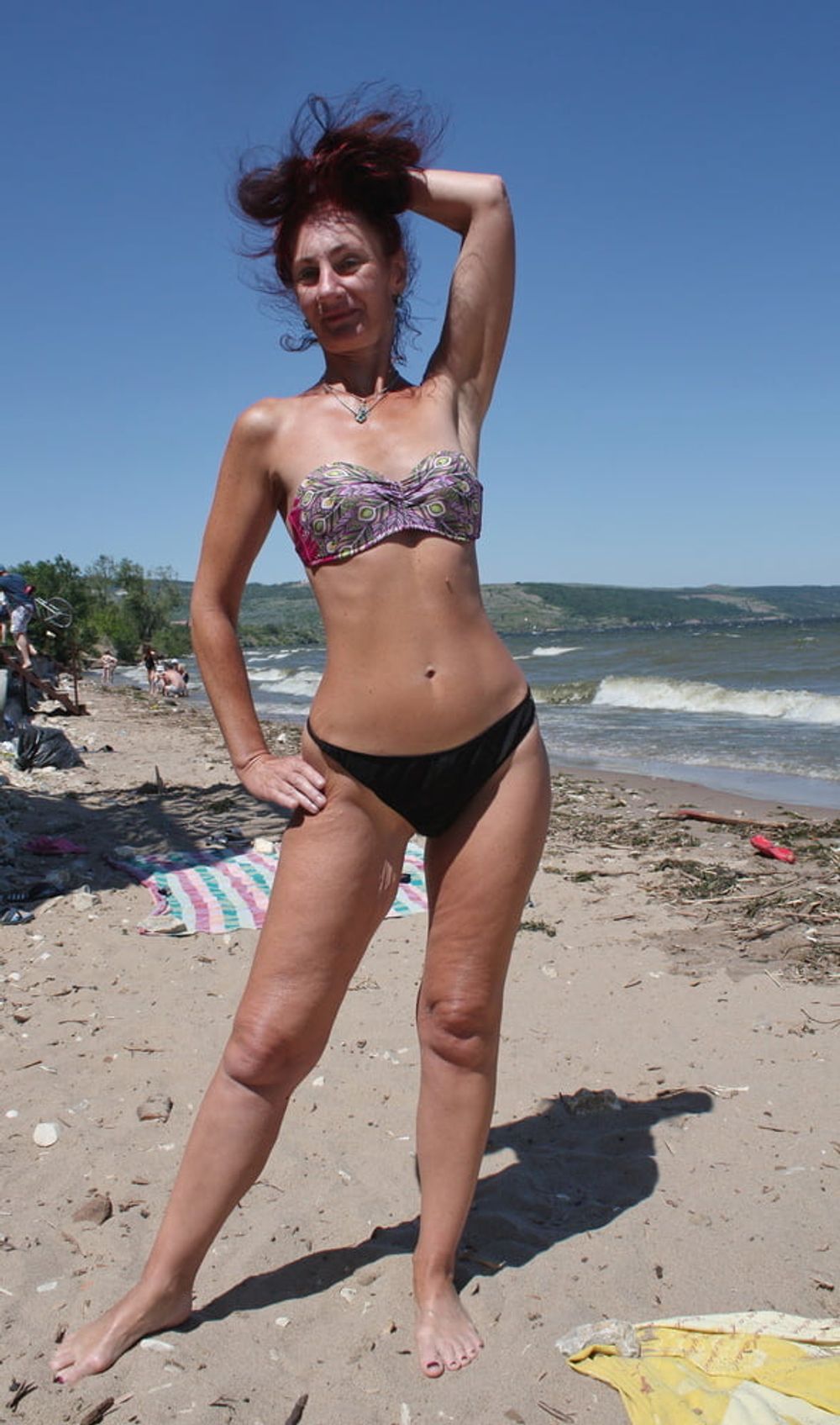 On the Volga-river beach #34