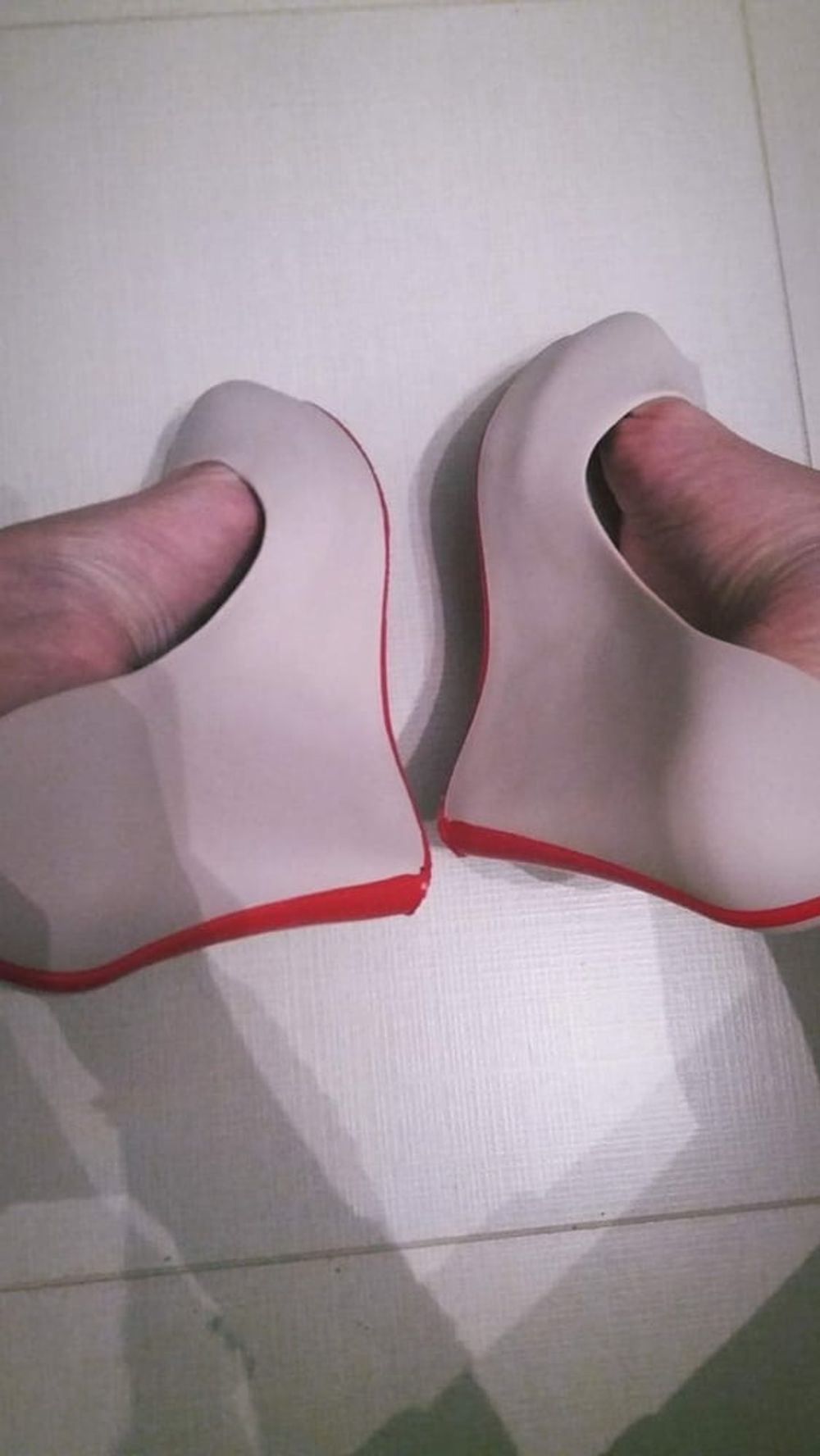 Platform Heels.. Foot Fetish.. My sexy feet.. #4