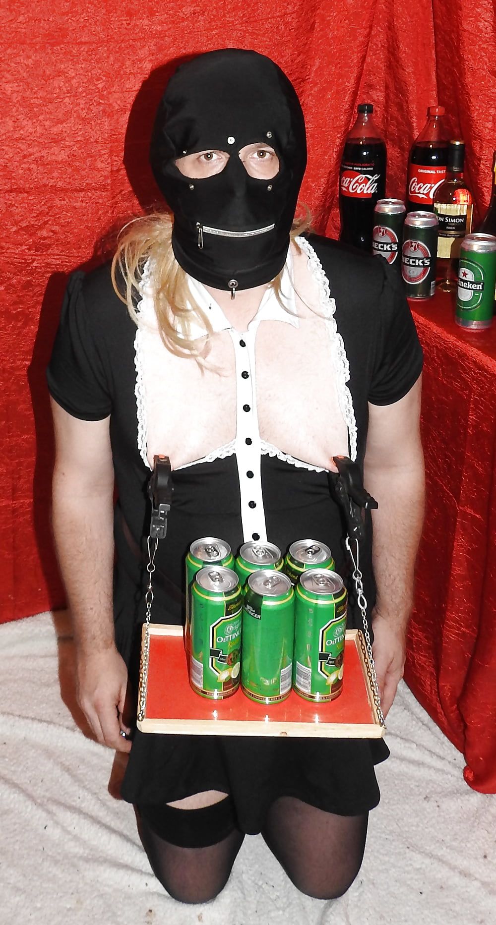 SissyMaid Serve Beer