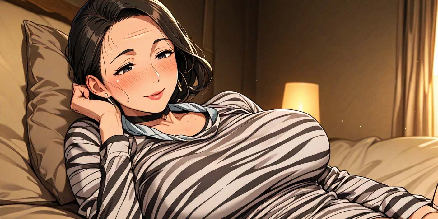 A Teasing AI Generated Brunette