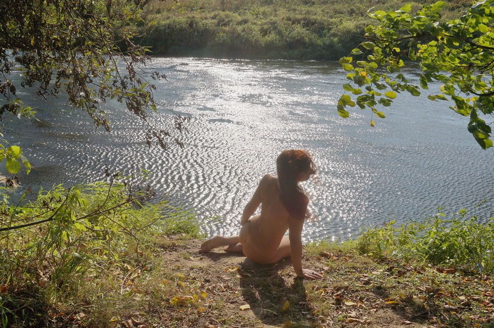 Sitting on the Beach Istra-river #12