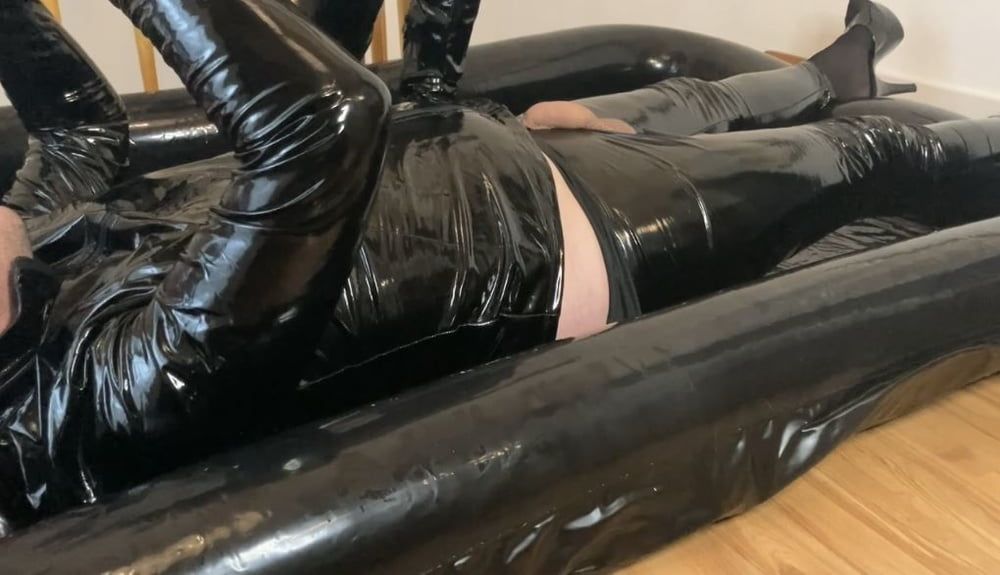Catsuit, Boots, Corset and Pissing #10