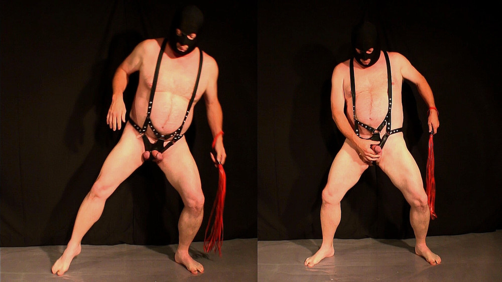 Self whipping, cropping, water play and heavy pee drinking #12