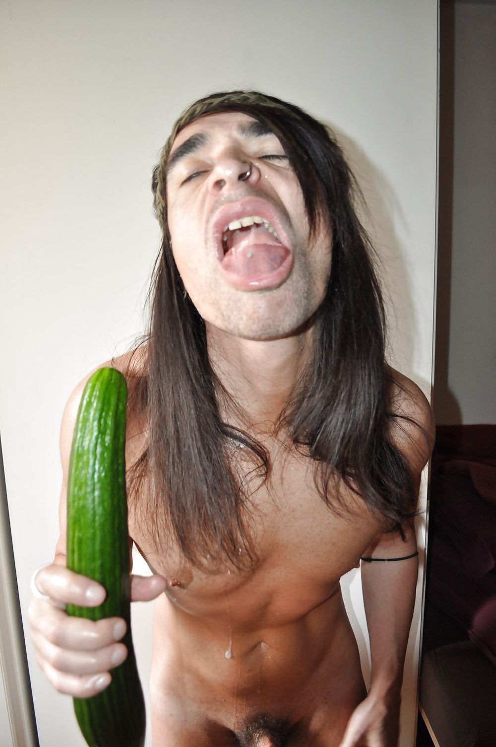 Tygra gets off with two huge cucumbers #30