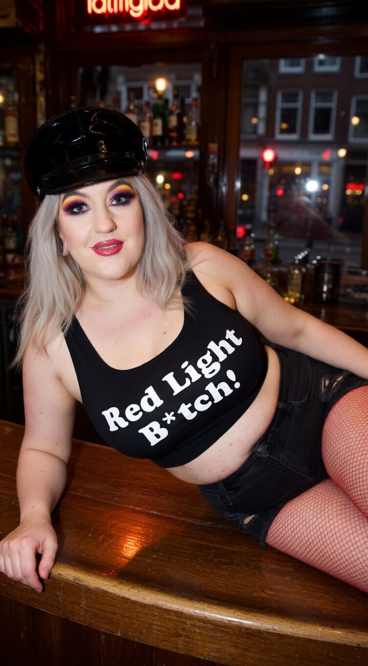 Natural MILF Amy Leaf- Red light bitch ! #20