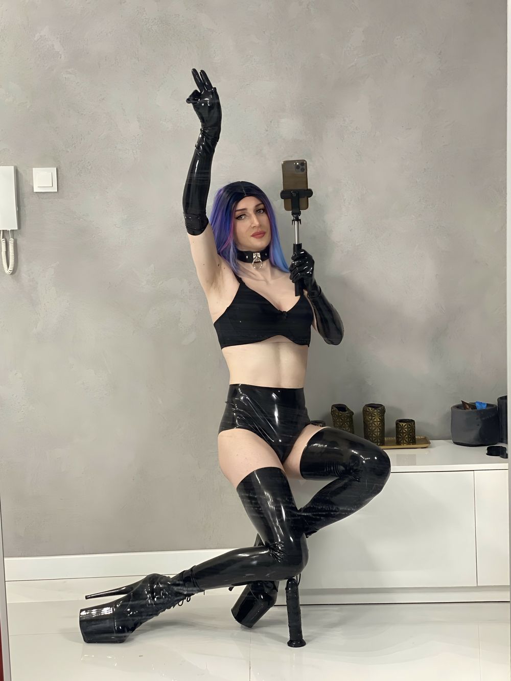 Latex Crossdresser  #3