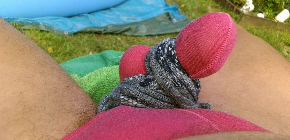 Dick, Socks and my Cum #40