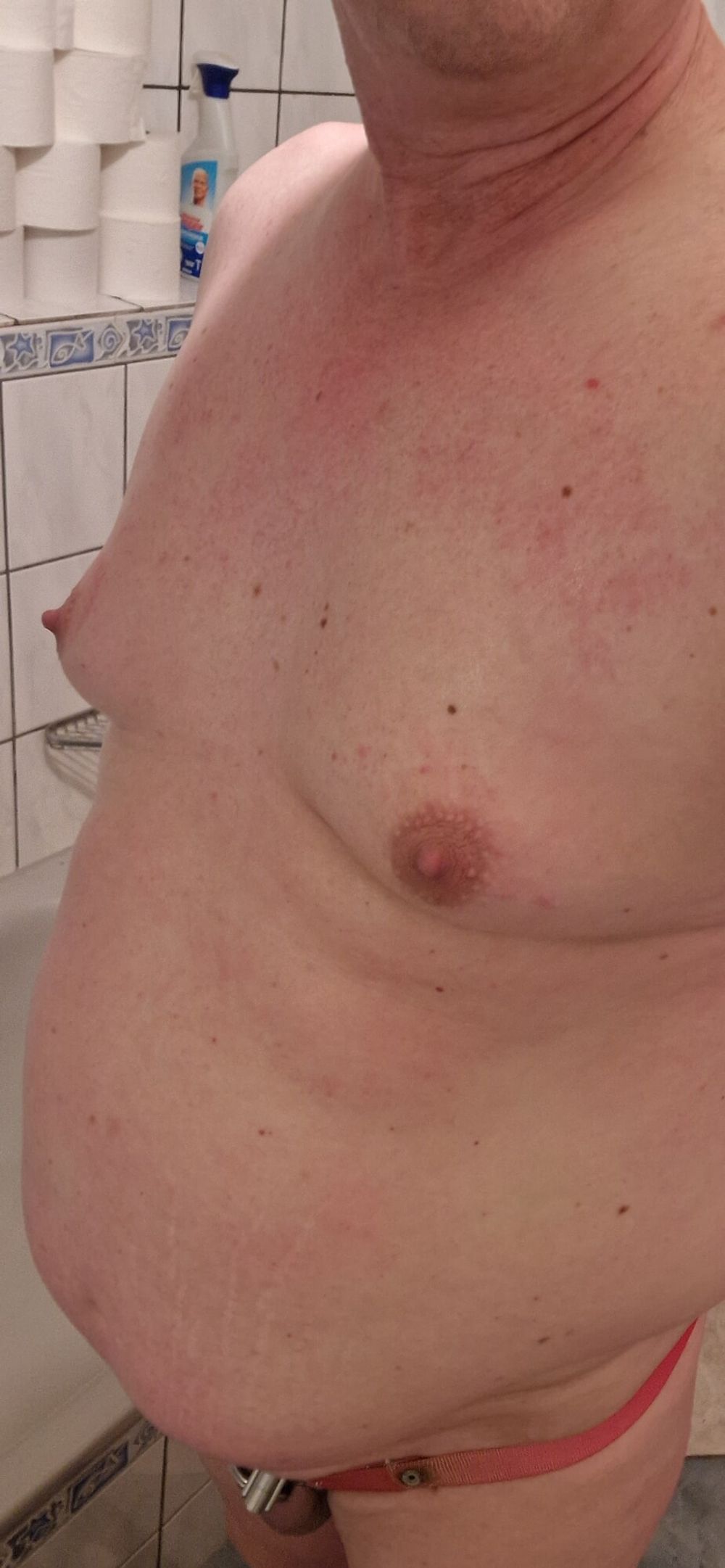 Fat sissy pig after cleaning #5