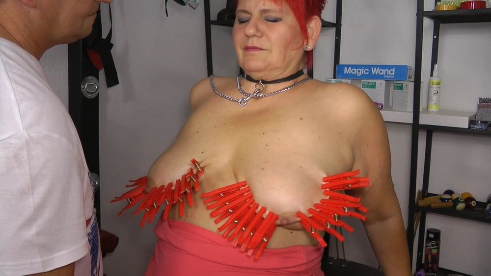 BDSM - Clothespins make me horny #7