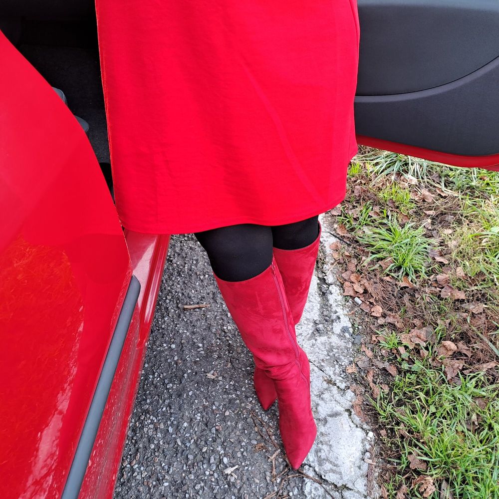 Sunday in red Dress #3