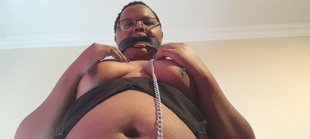 BBW Trans Chained and Gagged #14