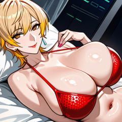 Anime Blonde with BIGGEST Boobs