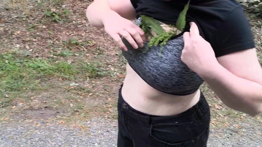 Nettles and other stuff in my bra and slip #13