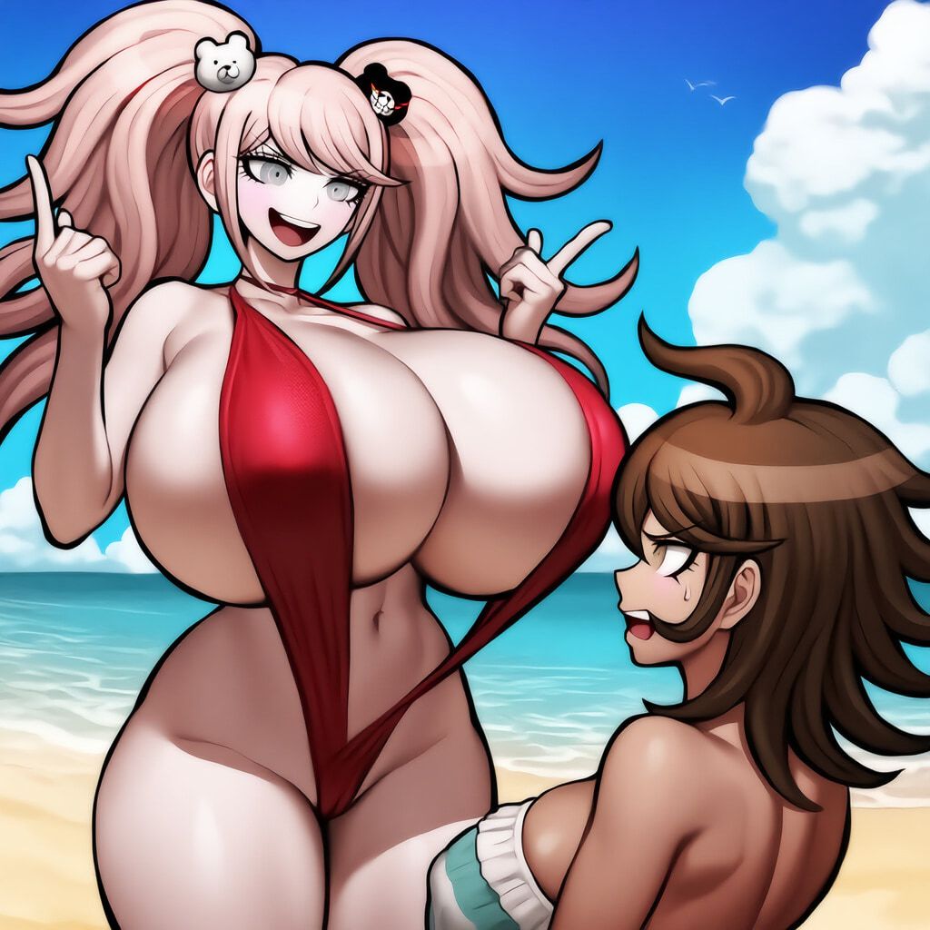 Junko en Akane Danganronpa