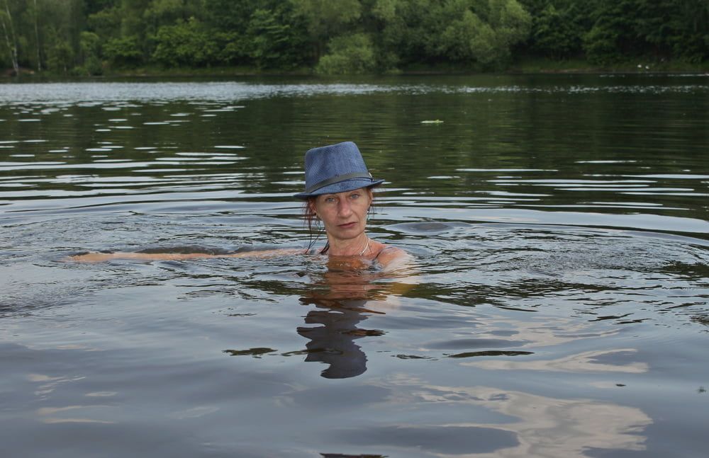 Bathing in Timiryazev-pond #11