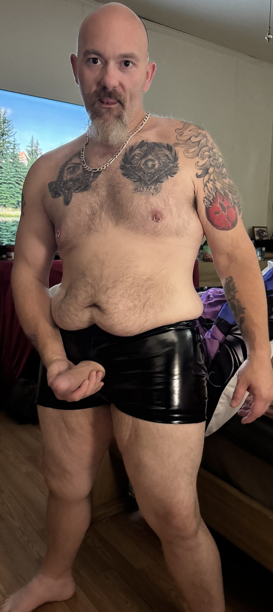 Man in black