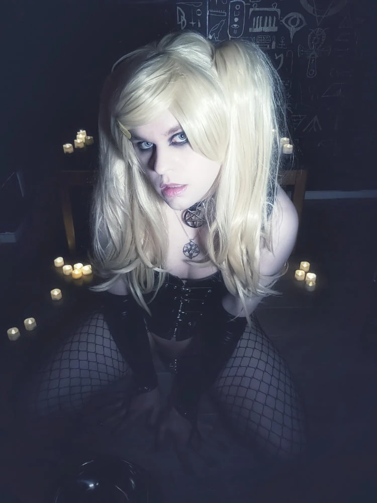 Dark Goth Sissy - Gothic CD Tranny Femboy #22
