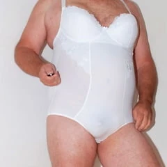sexy white Girdle