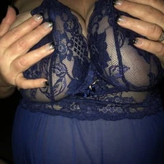 Blue babydoll