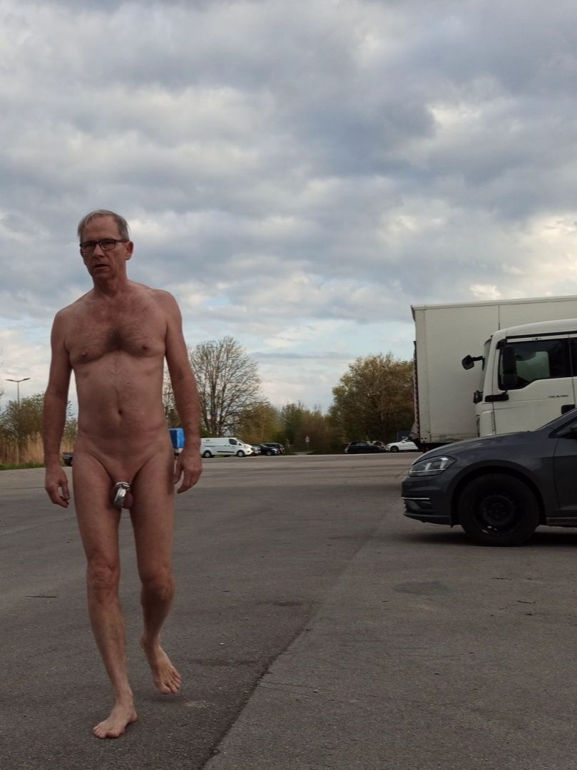 Naked at the parking space  #11