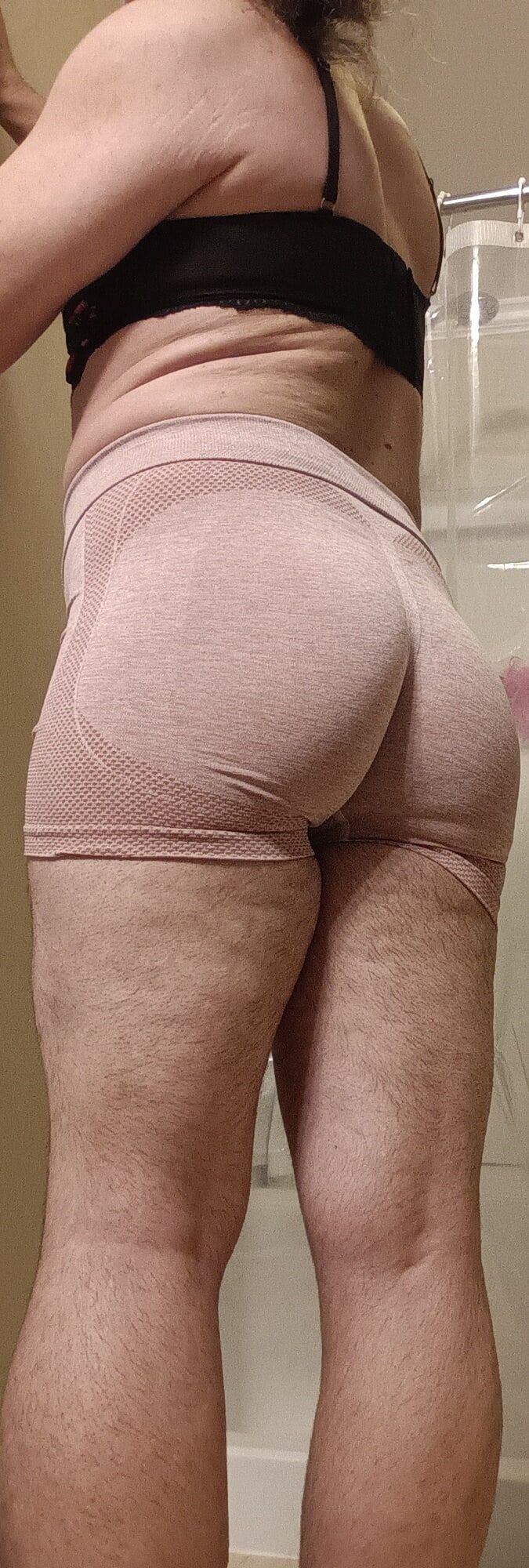 Ass looks so good in my little sexy shorts.... What do you t #4