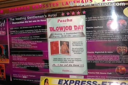 blowjobday with tatjana in the brothel pascha in cologne           