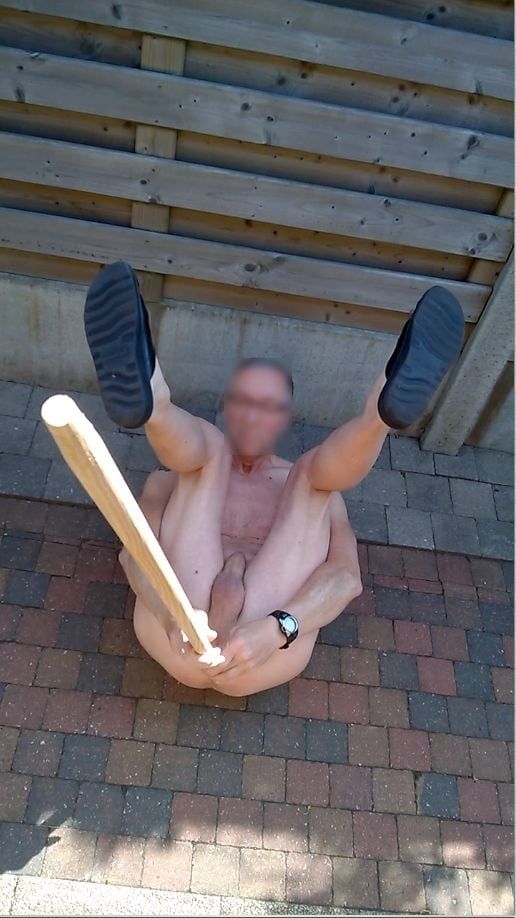 random public outdoor exhibitionist bondage jerking #16