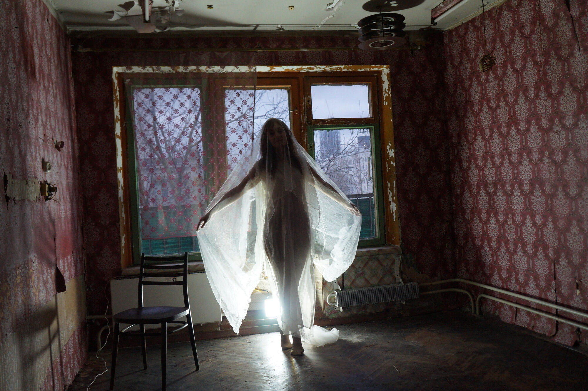 Ghost in a-maj in abandoned House #5