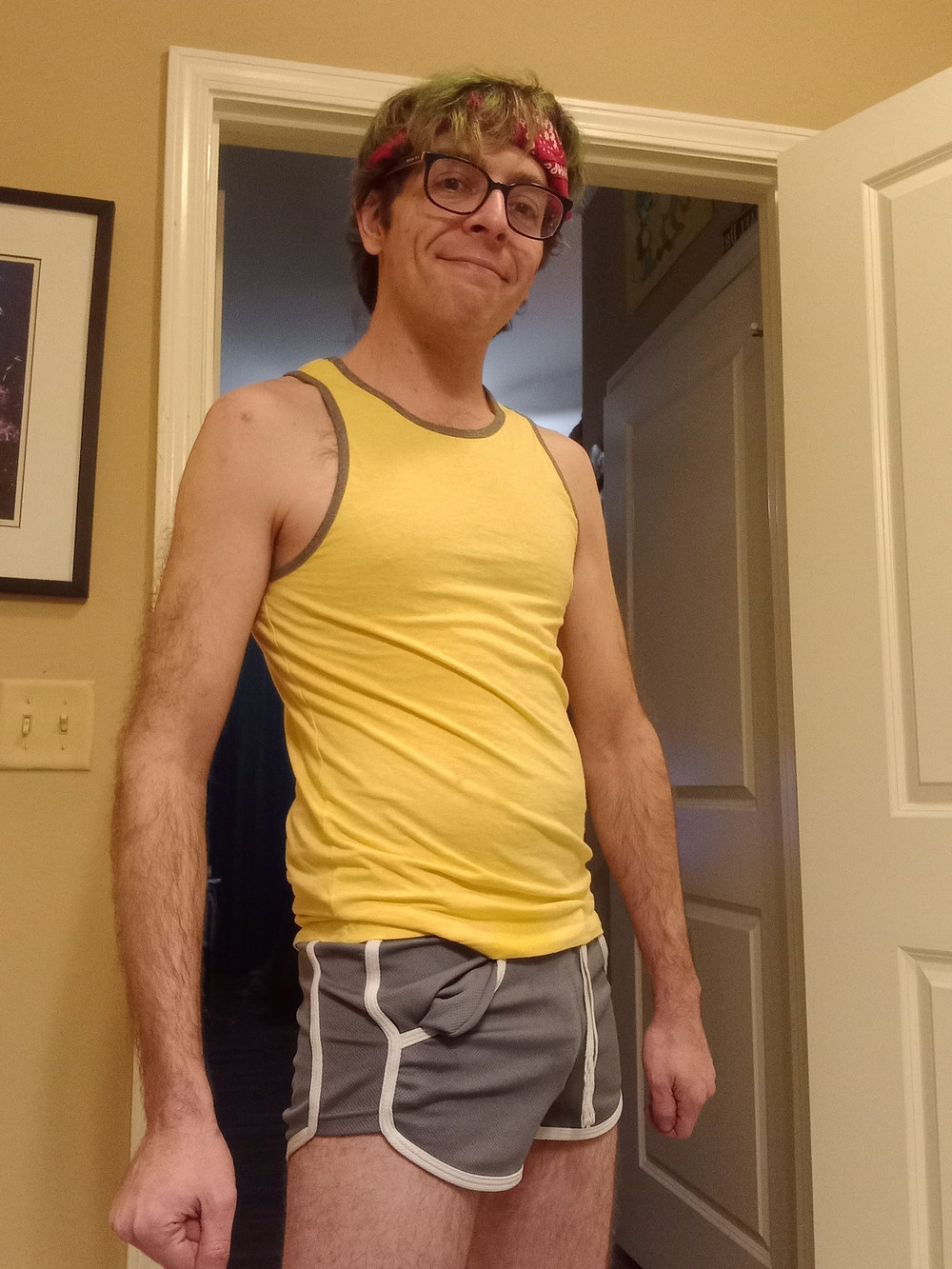Puppers Showing off in underwear...again #12