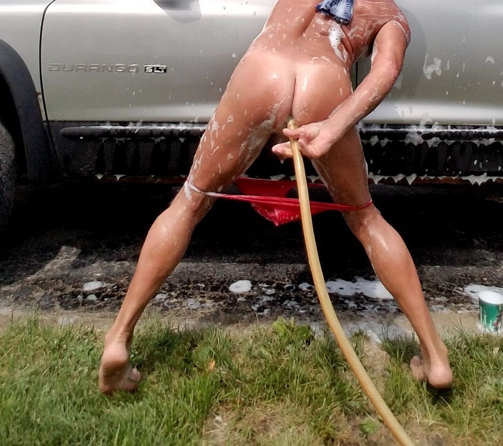 Nude Naked Public Car Wash #28