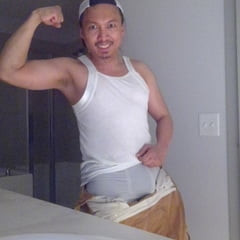 Flexing In Boxers