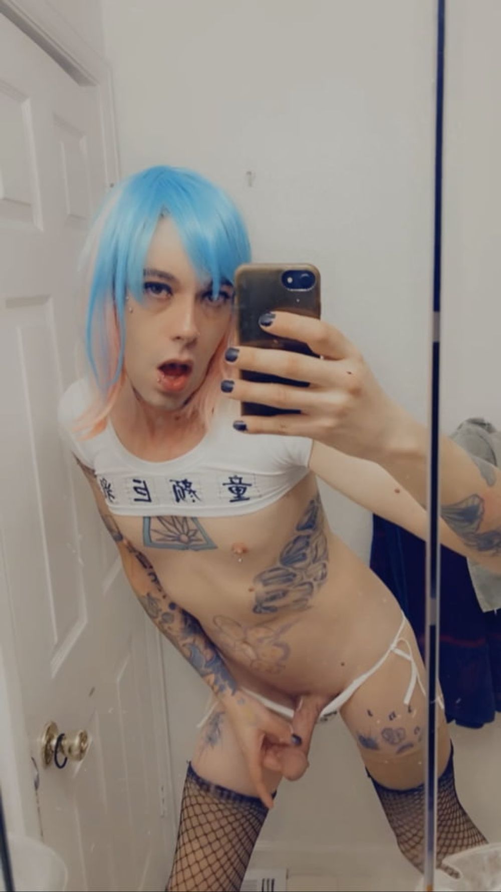 Cute Cosplay Trap in a Micro Bikini #32