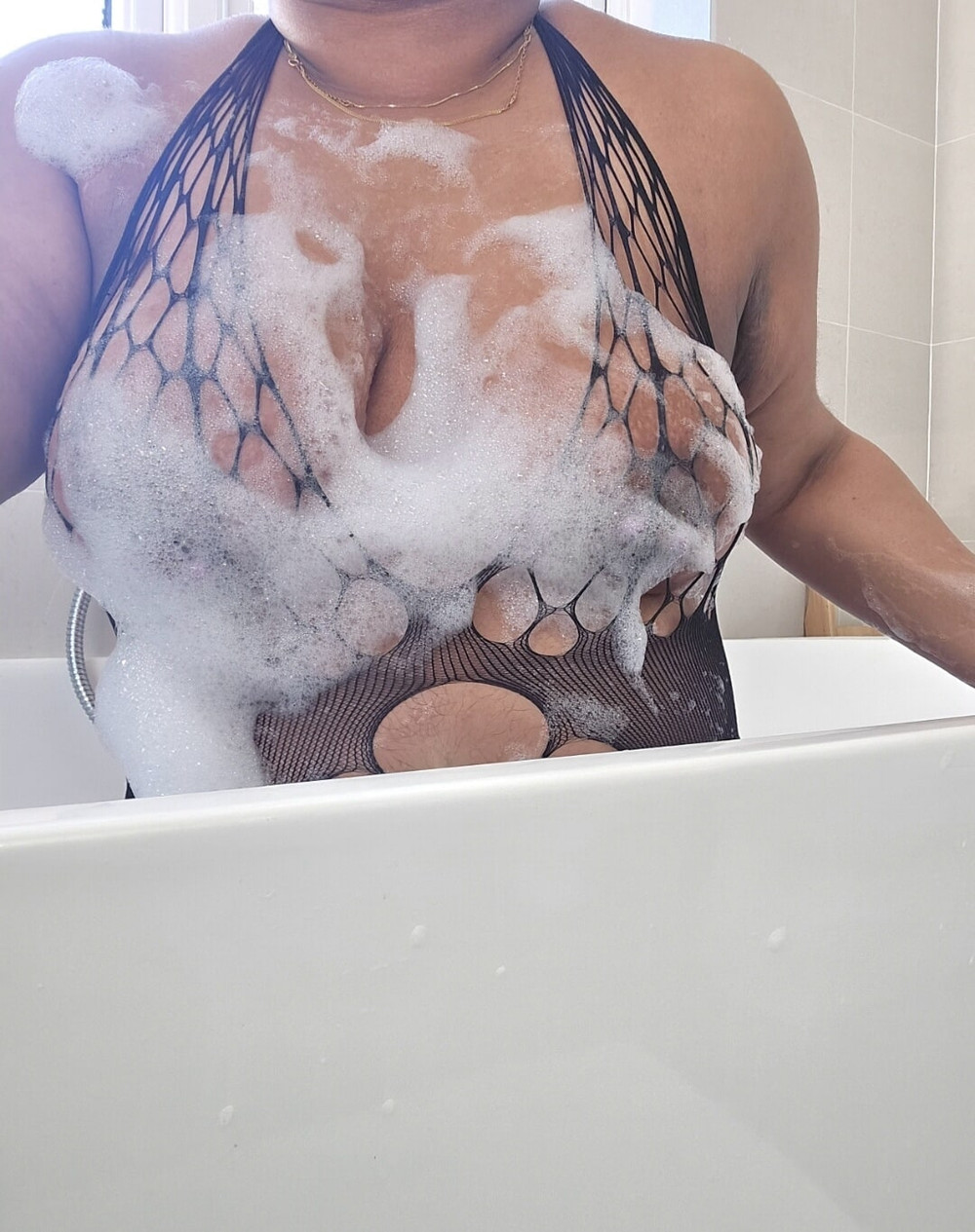 Fishnet and big boobs  #4