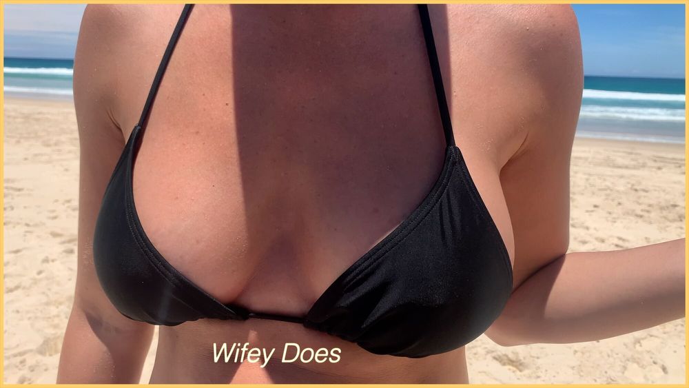 Wifey heads to the beach #2