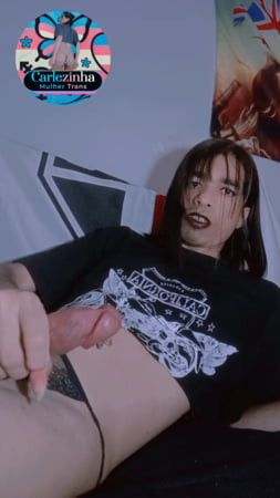 Carlezinha  Puta novinha (mulher trans) Chupando Pica 