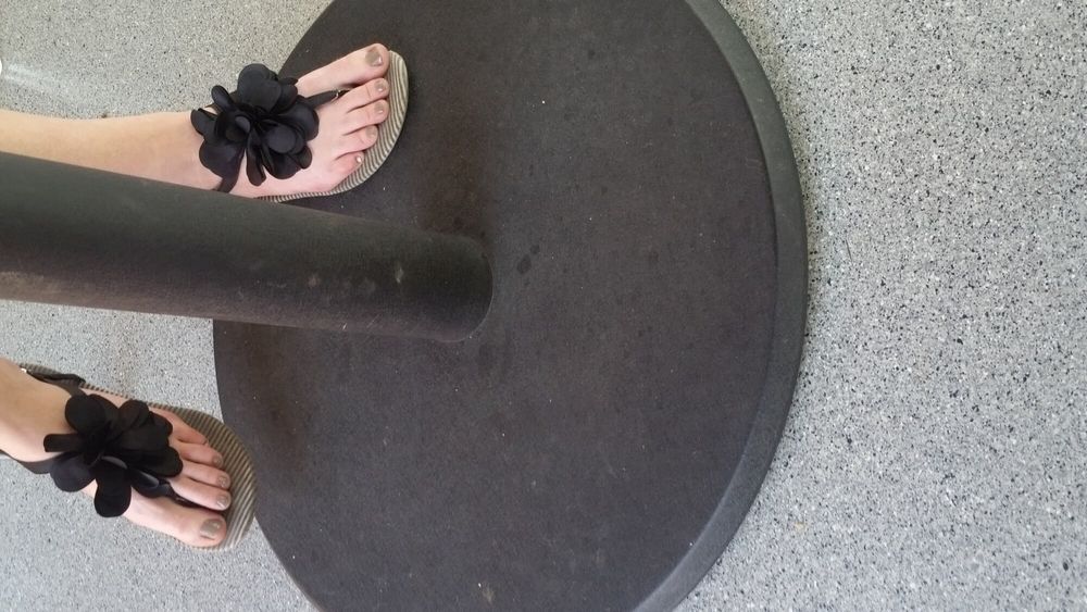 My girls feet in different situations and sandal #16