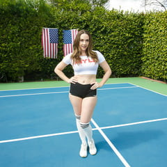 Chanel Preston and Krissy Lynn - Jerking Up A Sweat