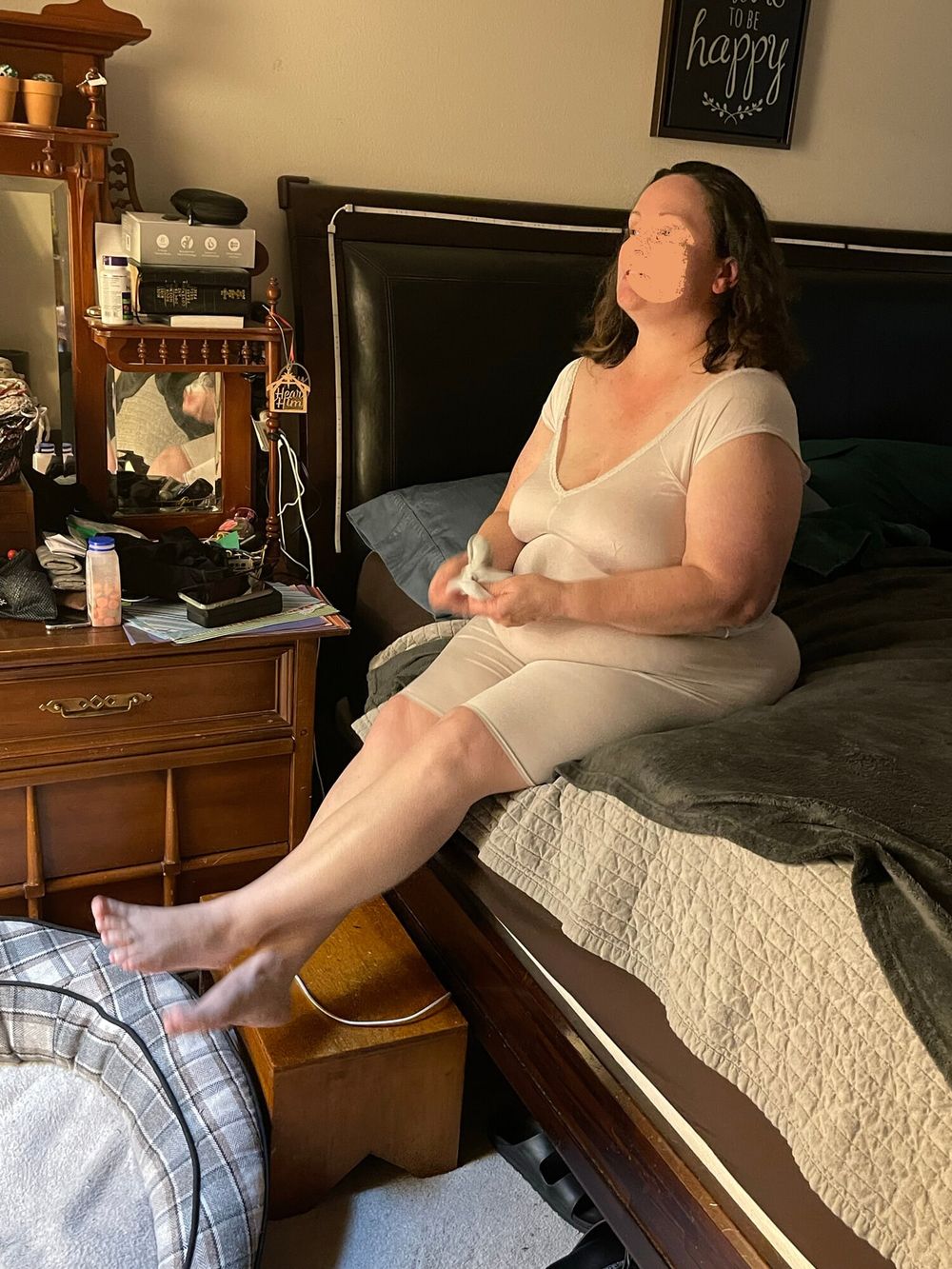 Mormon MILF getting dressed #16