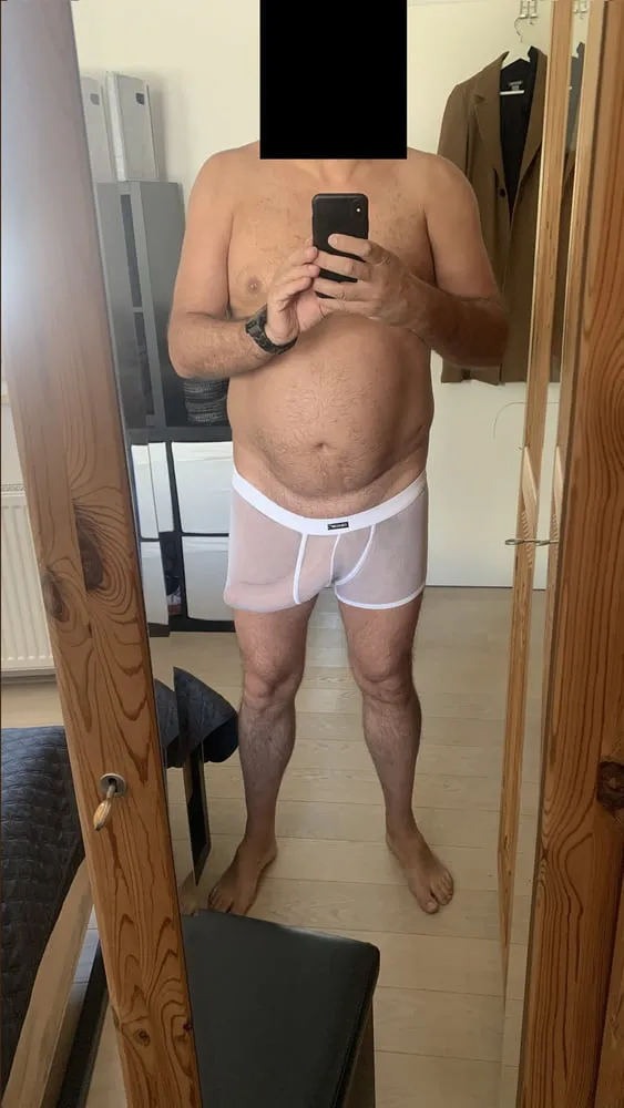 XXL Cock 31cm white Pants