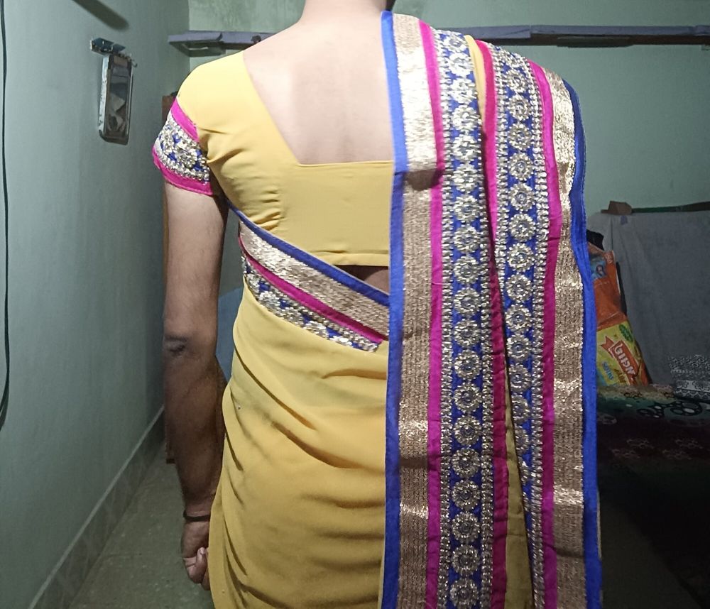 Wear auntys saree #15