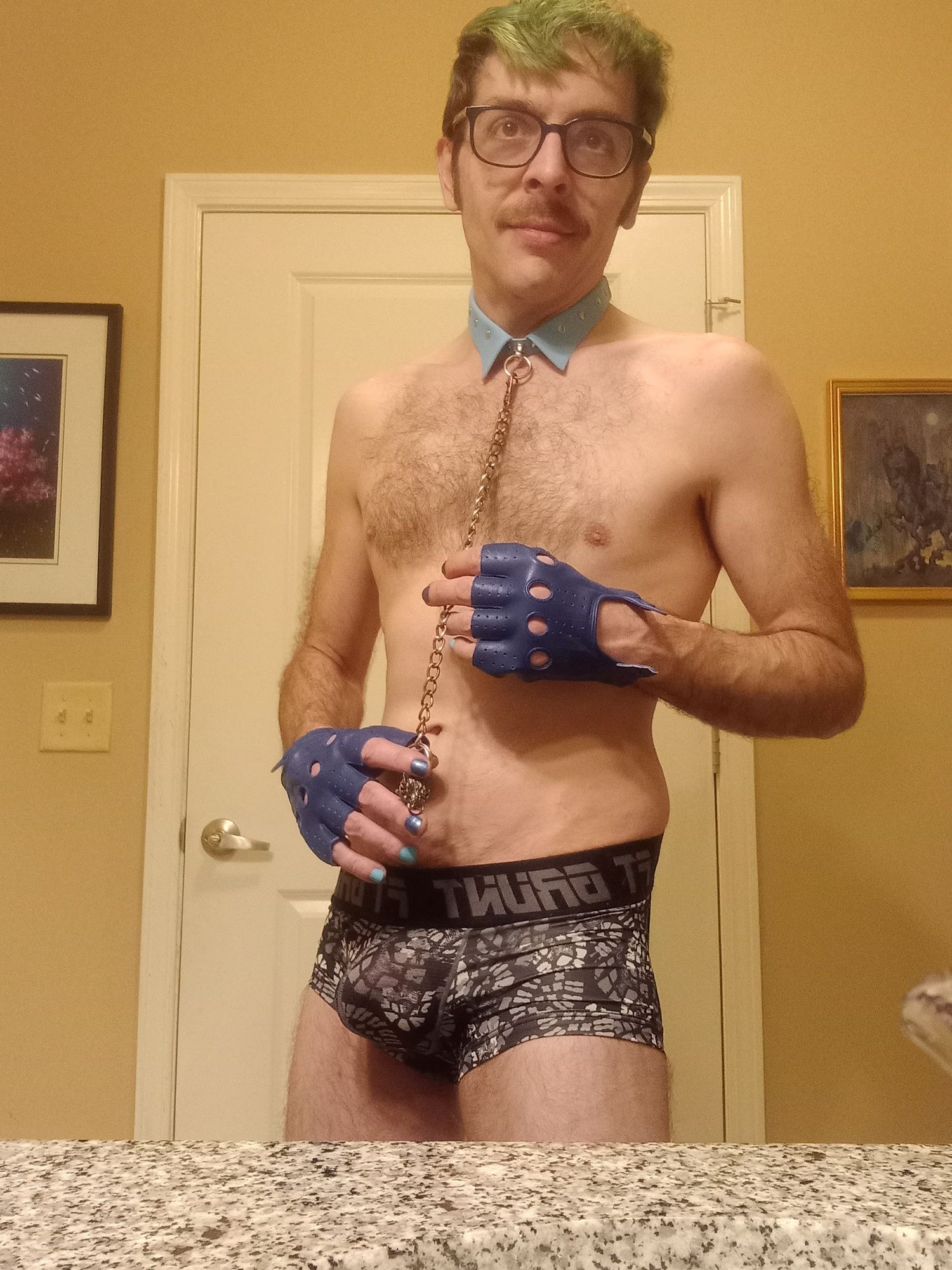 Puppers Showing off in underwear...again #36