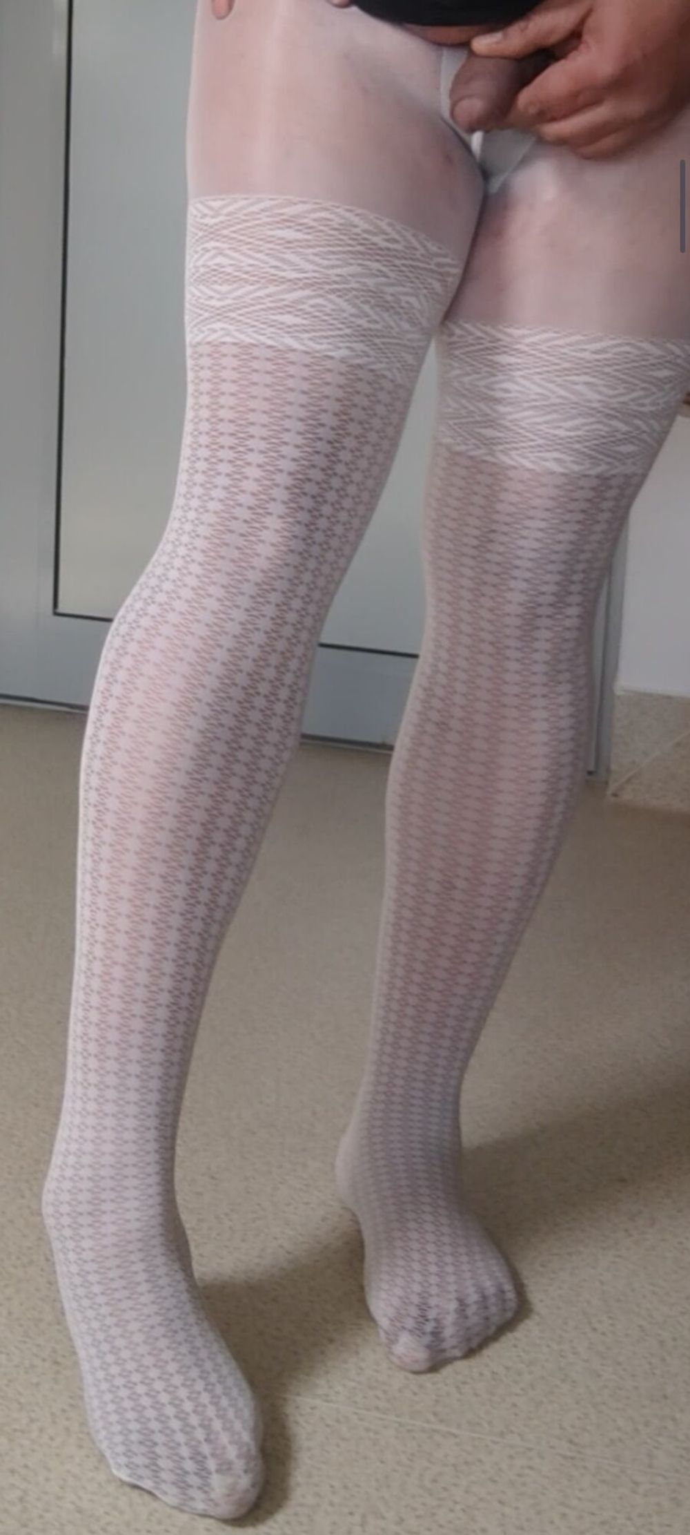 My sexy white pantyhose #51