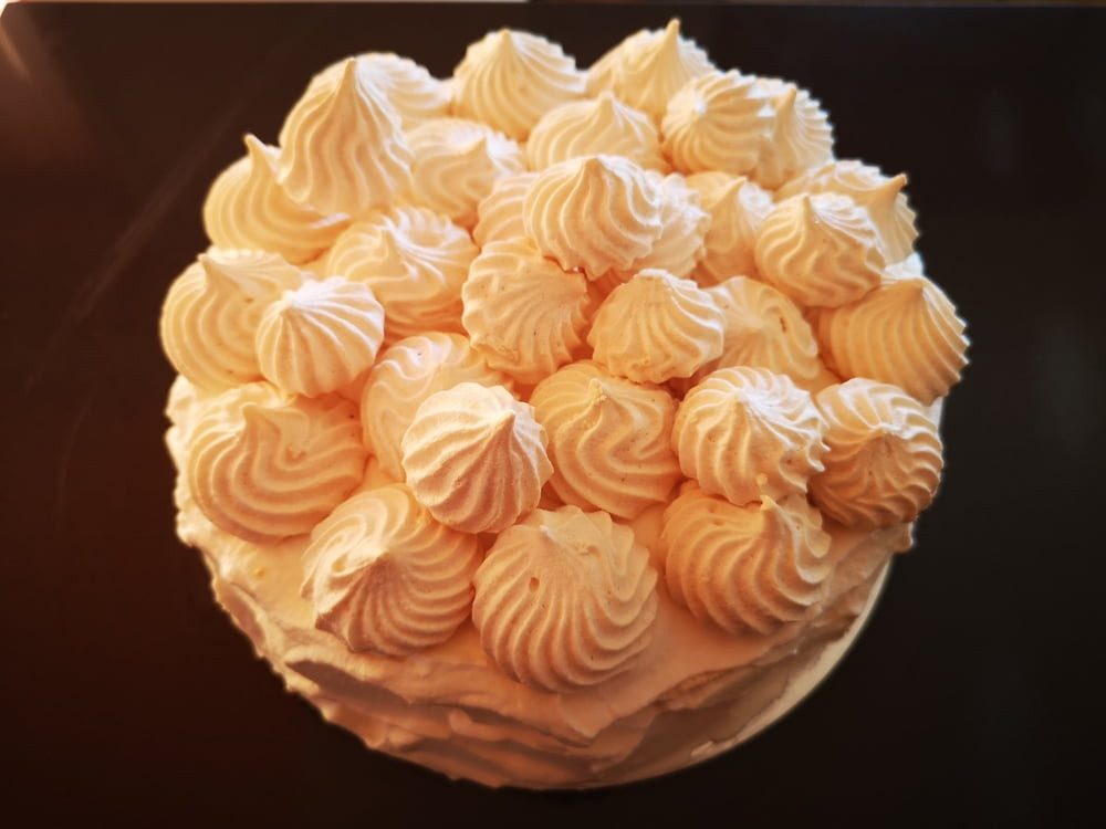 Today we made the meringue with sperm!