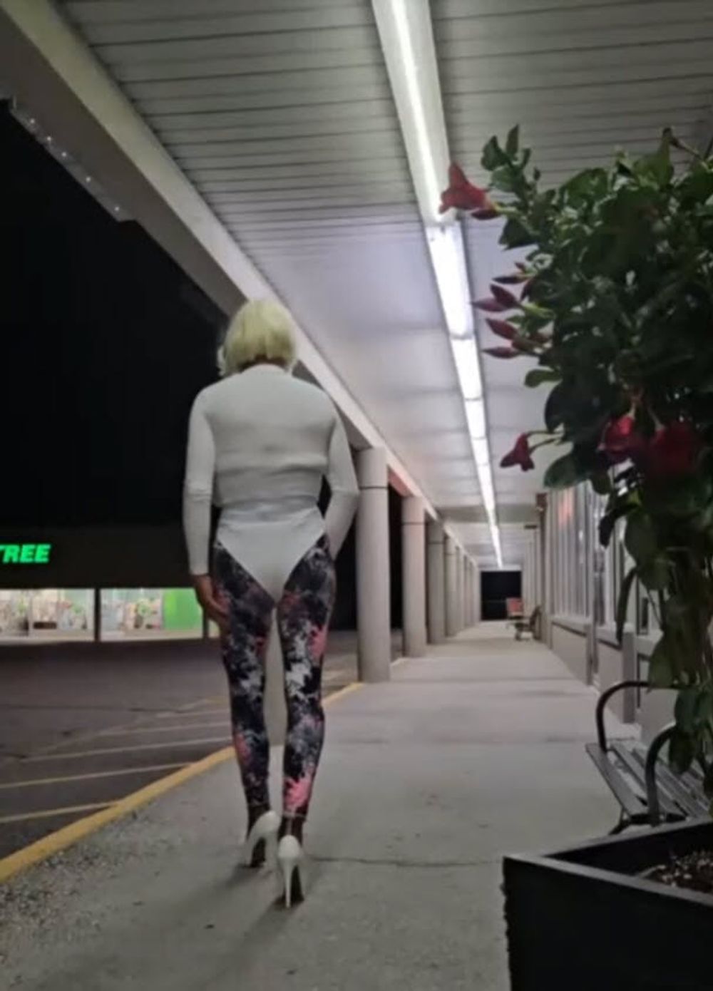 DeeDee69 Slut IN Body Suit in Public #2