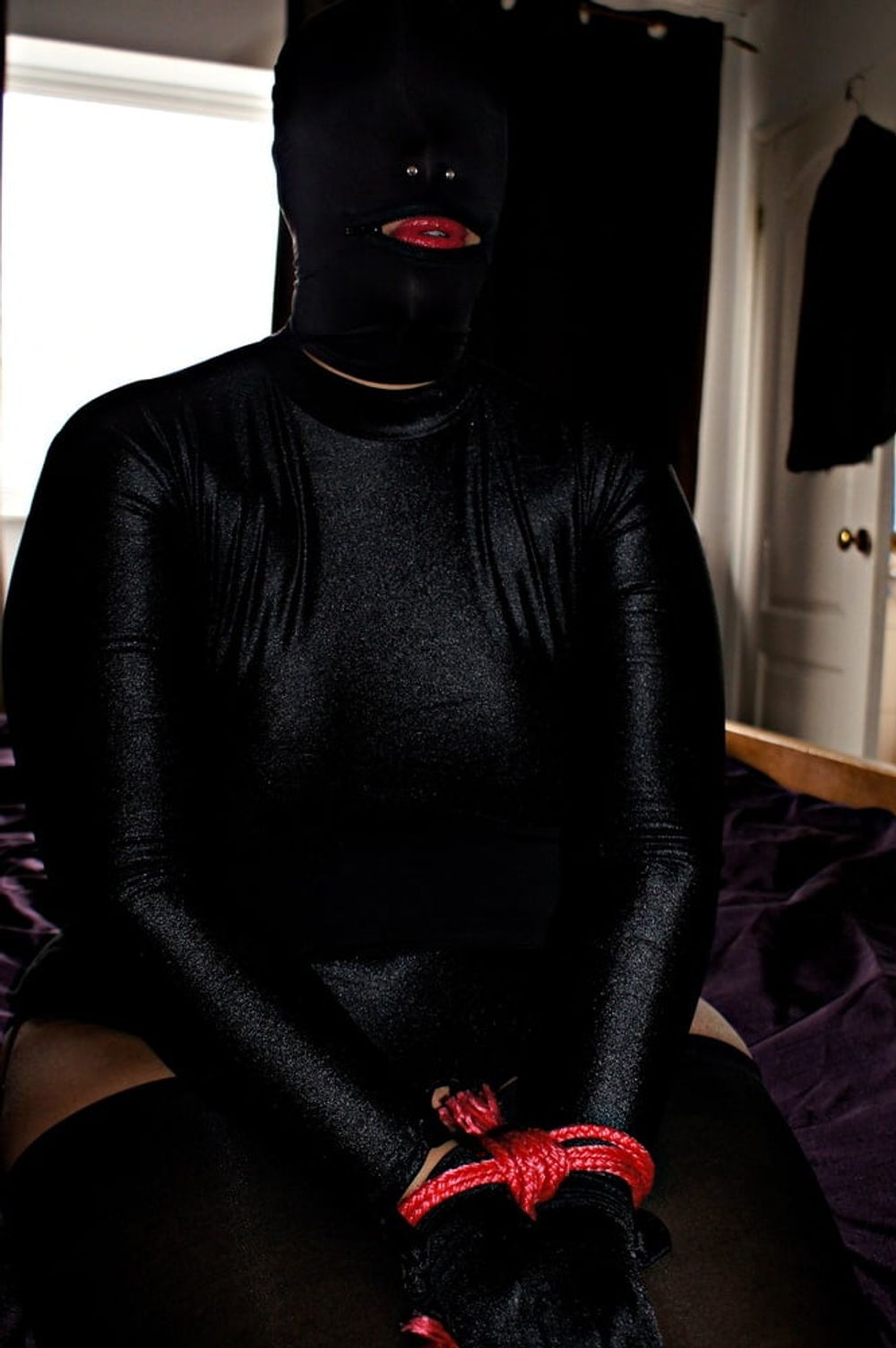 Hood and Red Lipstick #27