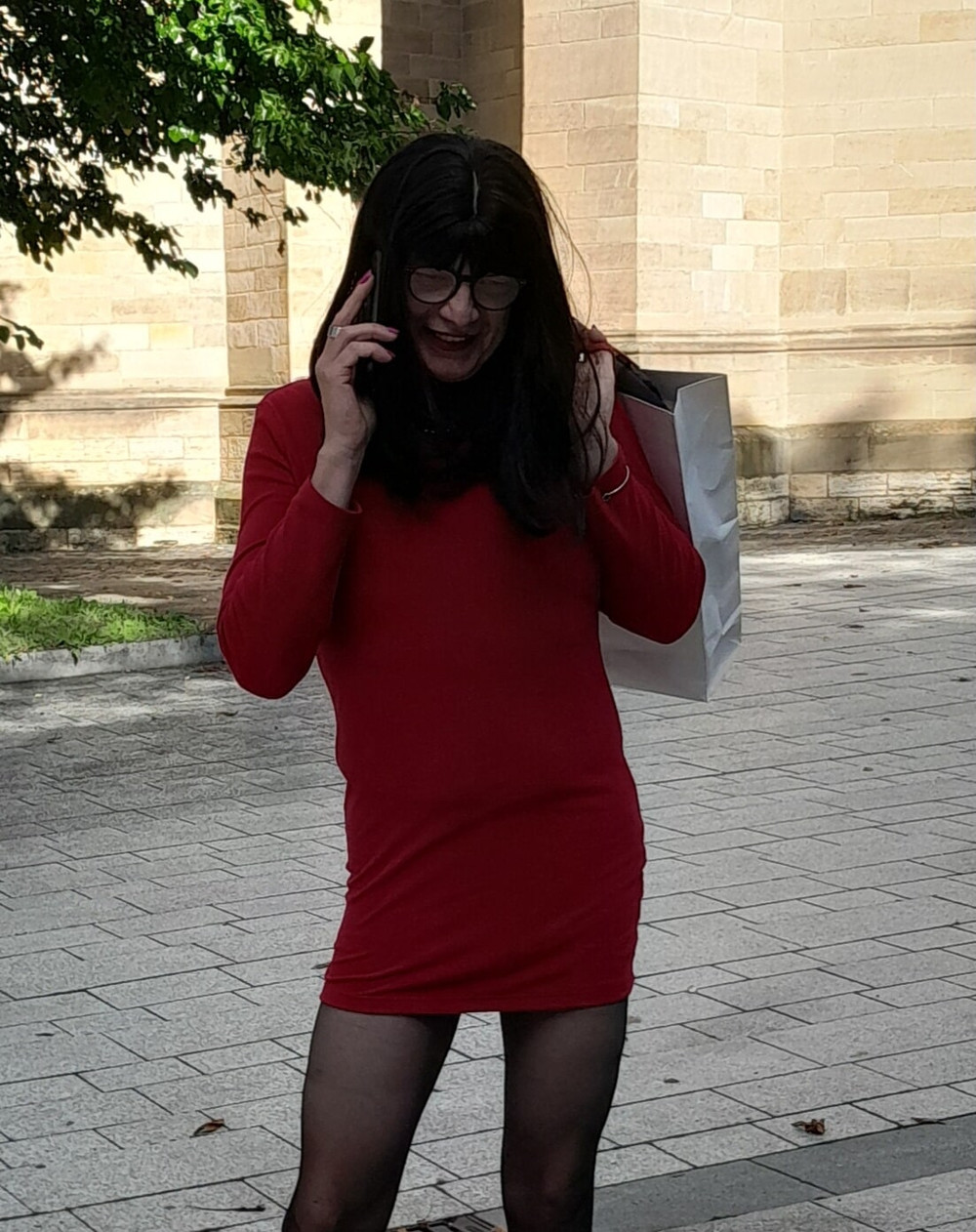 Tgirl Tamara in public